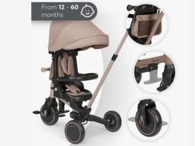 KikkaBoo triratukas 8in1 Aluma Beige 6 KikkaBoo triratukas 8in1 Aluma Beige 6