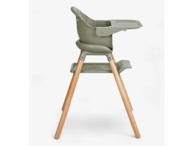 KikkaBoo Woody maitinimo kėdutė 6in1 Army Green 1 KikkaBoo Woody maitinimo kėdutė 6in1 Army Green 1