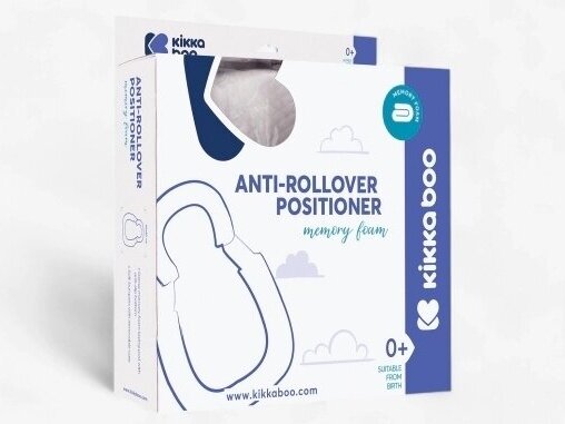 KikkaBoo miego lizdelis Anti - Rollover Positioner Leaves Mint 1 KikkaBoo miego lizdelis Anti - Rollover Positioner Leaves Mint 1