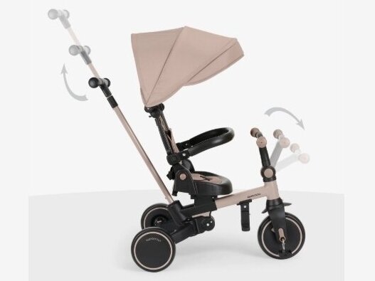 KikkaBoo triratukas 8in1 Aluma Beige 3 KikkaBoo triratukas 8in1 Aluma Beige 3