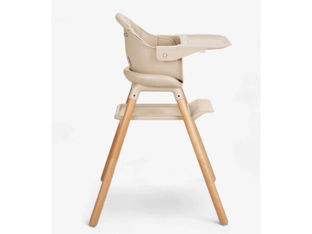 KikkaBoo Woody maitinimo kėdutė 6in1 Beige 1