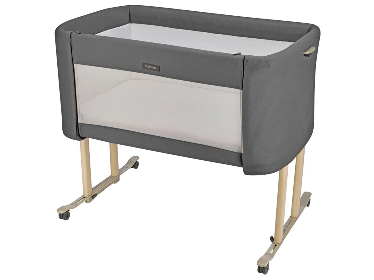Bedside Crib Welcome Bed Shiva Grey Bedside Crib Welcome Bed Shiva Grey