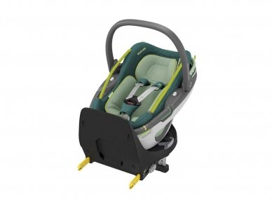 Maxi-Cosi Coral 360 automobilinė kėdutė + FamilyFix 360 Bazė - Essential Neo Green 0-13 kg 4