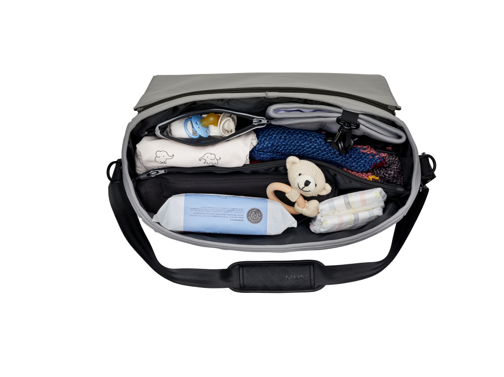 Moon mamos rankinė Diaper Shadow/Black 4 Moon mamos rankinė Diaper Shadow/Black 4