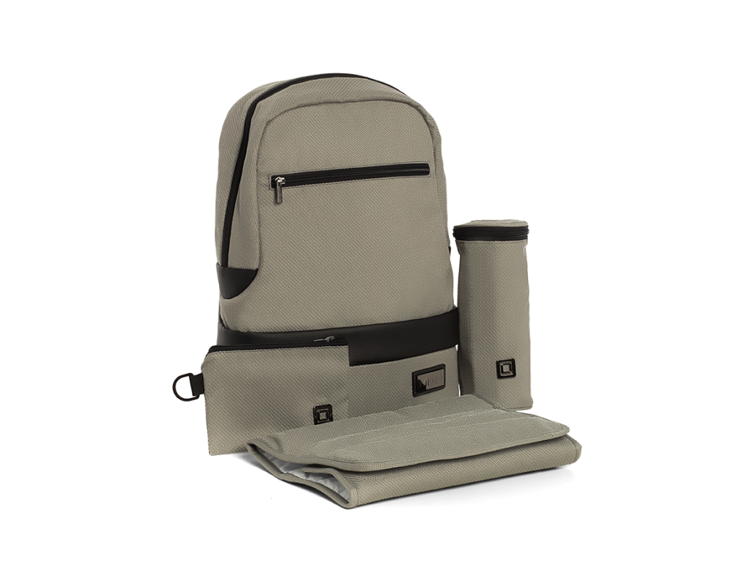 MOON BACKPACK mamos rankinė, kuprinė TAUPE MOON BACKPACK mamos rankinė, kuprinė TAUPE