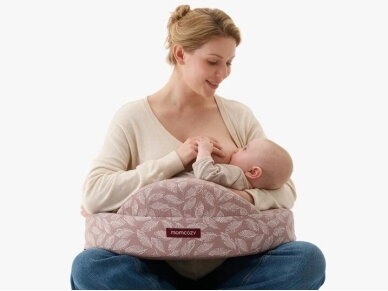 Momcozy MaxSupport ergonomiška maitinimo pagalvė Original Light Pink Momcozy MaxSupport ergonomiška maitinimo pagalvė Original Light Pink