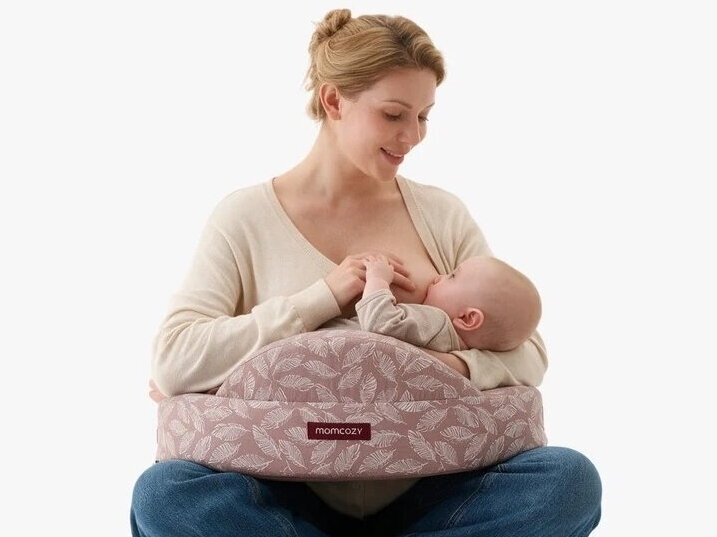 Momcozy MaxSupport ergonomiška maitinimo pagalvė Original Light Pink Momcozy MaxSupport ergonomiška maitinimo pagalvė Original Light Pink