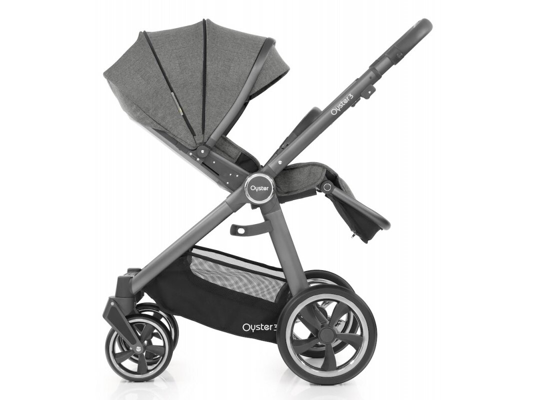 Oyster 3 2in1 - Mercury spalva / city grey važiuoklė 4