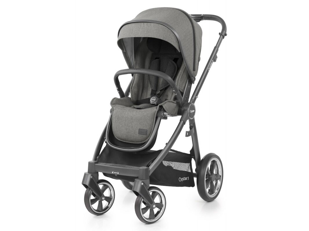 Oyster 3 2in1 - Mercury spalva / city grey važiuoklė 2