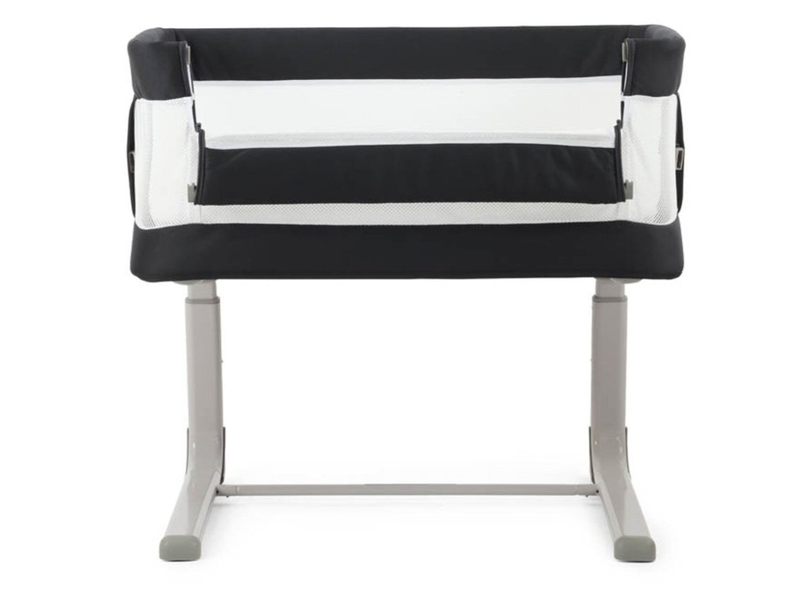 Oyster Wiggle Crib – Co-Sleeper- Carbonite 1 Oyster Wiggle Crib – Co-Sleeper- Carbonite 1