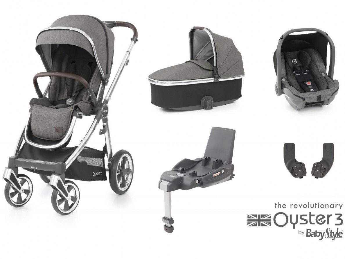 OYSTER 3 STROLLER SET 5IN1 MERCURY/MIRROR OYSTER 3 STROLLER SET 5IN1 MERCURY/MIRROR