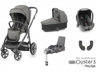 OYSTER 3 STROLLER SET 5IN1 MERCURY/CITY GREY