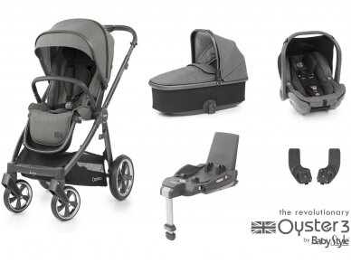 OYSTER 3 STROLLER SET 5IN1 MERCURY/CITY GREY