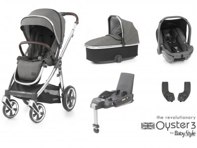 OYSTER 3 STROLLER SET 5IN1 MERCURY/MIRROR OYSTER 3 STROLLER SET 5IN1 MERCURY/MIRROR