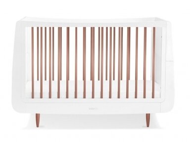 SnuzKot Skandi Cot Детская кроватка Metallies Rose Gold