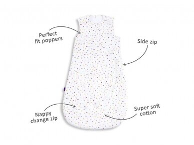 Snuz miego rūbas 0-6 mėn Colour Spots 2.5 TOG 5 Snuz miego rūbas 0-6 mėn Colour Spots 2.5 TOG 5