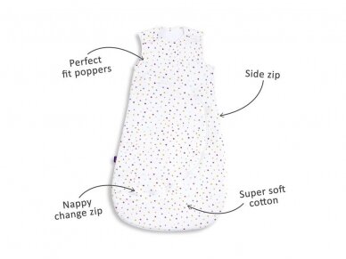 SnuzPounch sleeping bag 0-6men Colour Spots 2.5 TOG 5