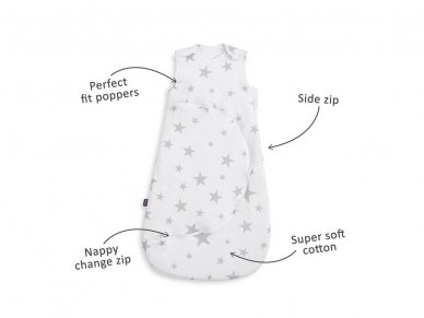 Snuz miego rūbas 0-6 mėn Grey Stars 2.5 TOG 1 Snuz miego rūbas 0-6 mėn Grey Stars 2.5 TOG 1