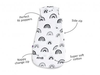 Snuz miego rūbas 6 - 18 mėn Mono Rainbows 1 TOG 2 Snuz miego rūbas 6 - 18 mėn Mono Rainbows 1 TOG 2