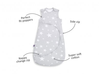 SnuzPounch sleeping bag 6 - 18 mėn white stars 1 TOG 5 SnuzPounch sleeping bag 6 - 18 mėn white stars 1 TOG 5