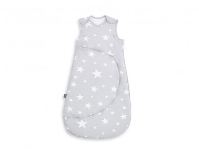SnuzPounch sleeping bag 0-6men white stars 1 TOG