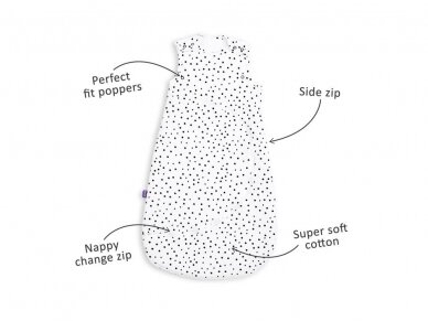 SnuzPounch sleeping bag 6 - 18 m Mono Spots 1 TOG 3 SnuzPounch sleeping bag 6 - 18 m Mono Spots 1 TOG 3