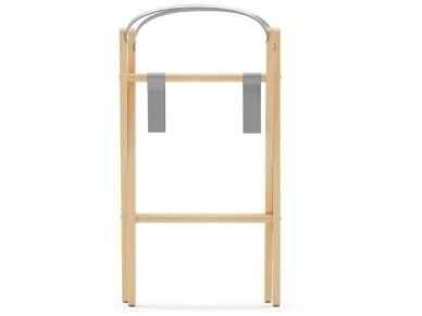 SnuzBaskit Dark Grey Moses Basket & Natural Stand 4 SnuzBaskit Dark Grey Moses Basket & Natural Stand 4