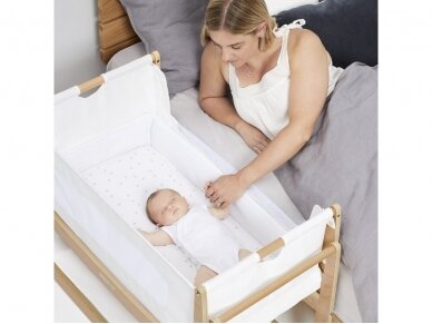 SnuzPod4 Bedside Crib Starter Bundle Dove 4