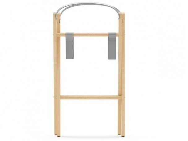 SnuzBaskit Dark Grey Moses Basket & Natural Stand 4 SnuzBaskit Dark Grey Moses Basket & Natural Stand 4