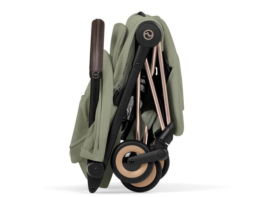 Cybex Coya Style Sage Green, Rosegold frame 4