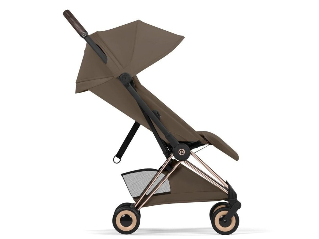 Sportinis vežimėlis Cybex Coya Style vežimėlis Coconut Brown, Rosegold frame 1 Sportinis vežimėlis Cybex Coya Style vežimėlis Coconut Brown, Rosegold frame 1