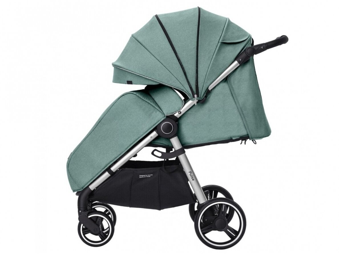 Sportinis vežimėlis Carrello Pulse Basil Green 1 Sportinis vežimėlis Carrello Pulse Basil Green 1