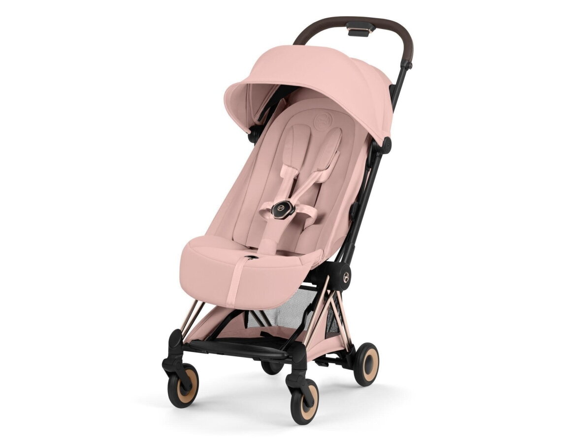 Sportinis vežimėlis Cybex Coya Style vežimėlis Peach Pink, Rose Gold frame Sportinis vežimėlis Cybex Coya Style vežimėlis Peach Pink, Rose Gold frame