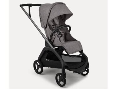 Sportinis vežimėlis Bugaboo Dragonfly Plus Grey melange/Grey melange/graphite frame