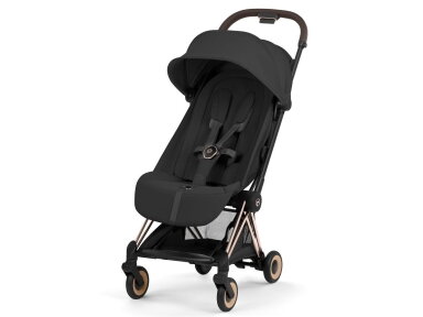 Sportinis vežimėlis Cybex Coya Style vežimėlis Sepia Black, Rosegold frame Sportinis vežimėlis Cybex Coya Style vežimėlis Sepia Black, Rosegold frame