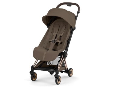 Sportinis vežimėlis Cybex Coya Style vežimėlis Coconut Brown, Rosegold frame Sportinis vežimėlis Cybex Coya Style vežimėlis Coconut Brown, Rosegold frame