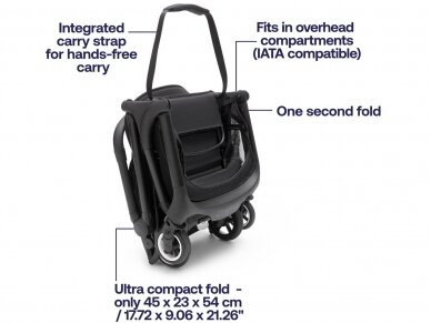 Bugaboo stroller Butterfly Desert Taupe/Desert Taupe/Black frame 9