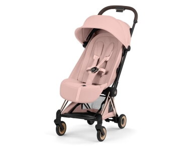 Sportinis vežimėlis Cybex Coya Style vežimėlis Peach Pink, Rose Gold frame