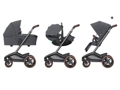 Sportinis vežimėlis Maxi Cosi Fame Twillic Truffle 3 Sportinis vežimėlis Maxi Cosi Fame Twillic Truffle 3