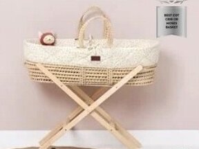 Плетёная детская кроватка Little Green Sheep MOSES LINEN RICE 3 Плетёная детская кроватка Little Green Sheep MOSES LINEN RICE 3