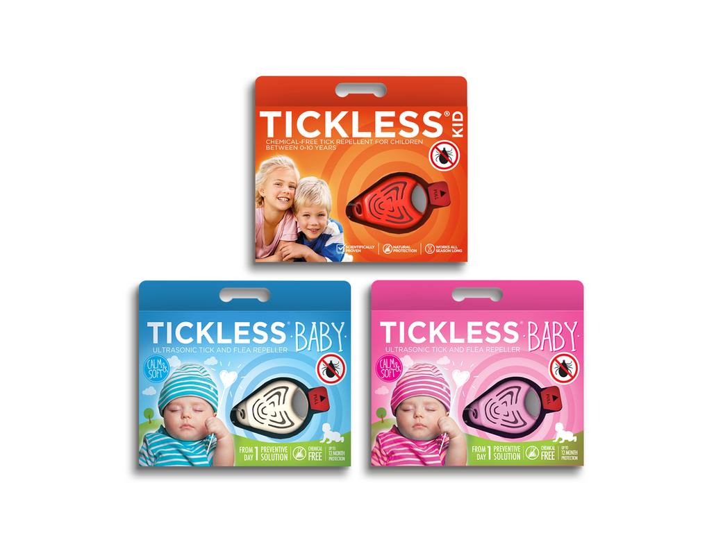 Tickless ultragarsinė apsauga nuo erkių kūdikiams ir vaikams Tickless ultragarsinė apsauga nuo erkių kūdikiams ir vaikams