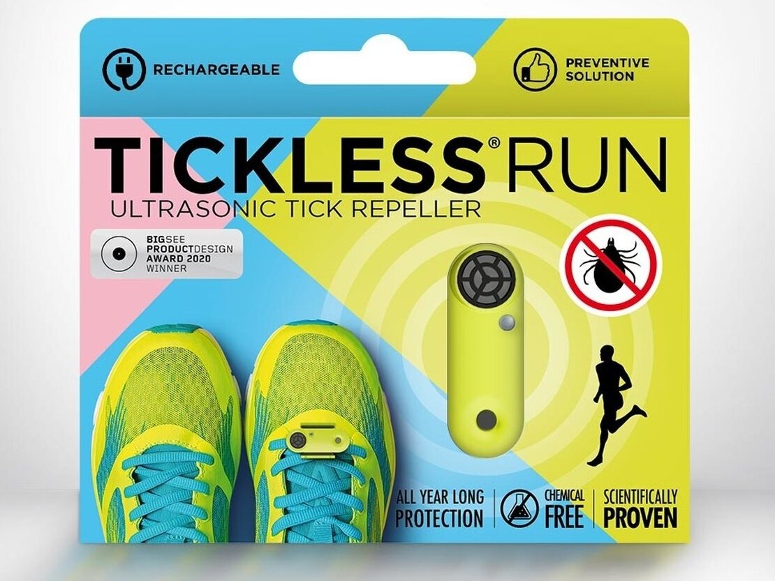 Tickless Run ultragarsinė apsauga nuo erkių sportuojantiems Green 4 Tickless Run ultragarsinė apsauga nuo erkių sportuojantiems Green 4