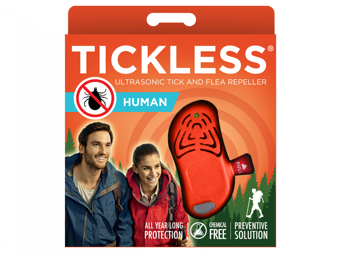 Tickless ultragarsinė apsauga nuo erkių suaugusiems ORANGE