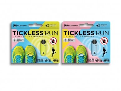 Tickless Run ultragarsinė apsauga nuo erkių sportuojantiems Blue 1 Tickless Run ultragarsinė apsauga nuo erkių sportuojantiems Blue 1