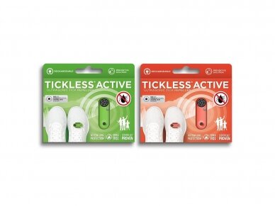 Tickless Active ultragarsinė apsauga nuo erkių sportuojantiems Green 5