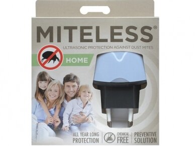 MITELESS HOME apsauga nuo namų dulkių erkučių 1