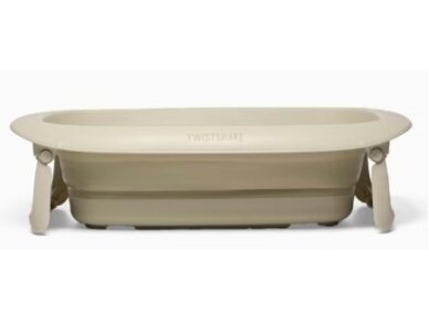 Twistshake silikoninė, sulankstoma vonelė su naujagimio įdėklu ir piltuvėliu Faded Beige 1 Twistshake silikoninė, sulankstoma vonelė su naujagimio įdėklu ir piltuvėliu Faded Beige 1