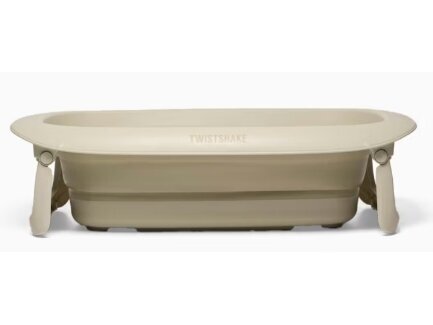 Twistshake silikoninė, sulankstoma vonelė su naujagimio įdėklu ir piltuvėliu Faded Beige 1 Twistshake silikoninė, sulankstoma vonelė su naujagimio įdėklu ir piltuvėliu Faded Beige 1