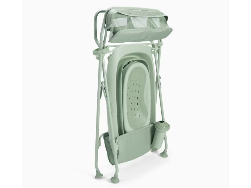 Luxury Bath Kit Sage- Foldable baby bathtub with bath stand   3