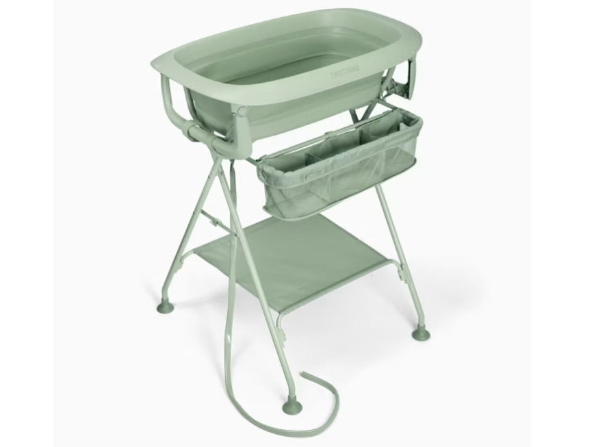 Luxury Bath Kit Sage- Foldable baby bathtub with bath stand   4